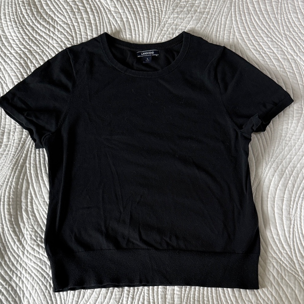 Land’s End Women's Black Sweater